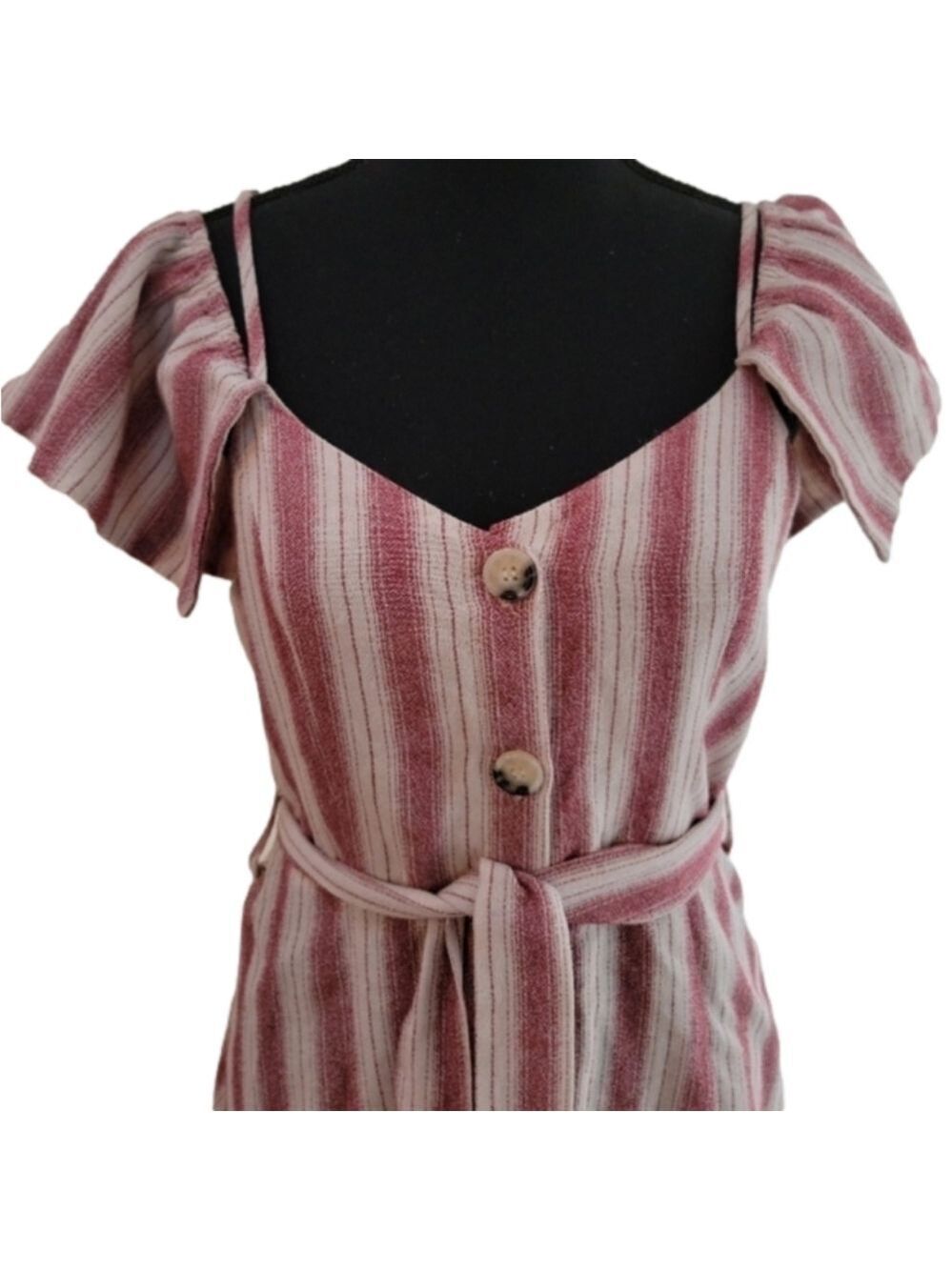 EE:SOME Cotton/Poly Button Front dress NWT